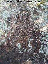 Petroglifos de Burguillos. Figura bicircular