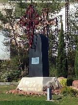 Monumento del Camino Mozrabe. En la Rotonda de la Granja
