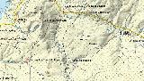 Cerro El Chaparral. Mapa