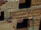 Catedral de Jaén. Órgano Realejo. Etiquetas del siglo XVIII