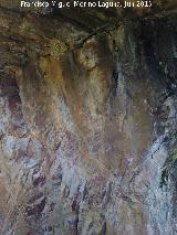Pinturas rupestres del Barranco de la Cueva Grupo I. Abrigo
