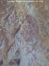 Pinturas rupestres del Barranco de la Cueva Grupo I. Parte central