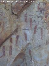 Pinturas rupestres del Barranco de la Cueva Grupo I. Barras
