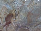 Pinturas rupestres del Barranco de la Cueva Grupo I. Parte baja
