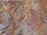 Pinturas rupestres del Barranco de la Cueva Grupo I. Grupo principal