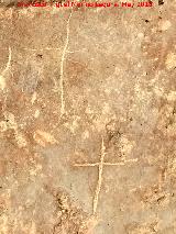 Eremitorio de la Cueva de las Cruces. Cruces simples