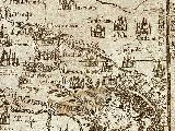 Historia de Sorihuela del Guadalimar. Mapa 1588