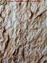Pinturas rupestres del Arroyo de Tíscar I Grupo I. Posible antropomorfo golondrina