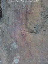 Petroglifos y pinturas rupestres del Abrigo de la Tinaja V. Pinturas rupestres