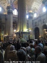 Catedral de Jaén. Procesión claustral de la Virgen de la Antigua. 