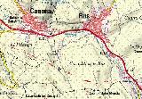 Caracol de Caacanenilla. Mapa