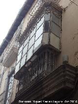Casa de la Calle Príncipe Alfonso nº 8. Balcón cerrado