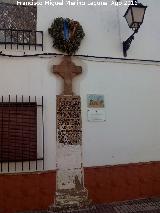 Ermita de la Santa Vera Cruz. Inscripcin y cruz