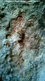 Pinturas rupestres de la Cueva de los Molinos. Parte baja del grupo II