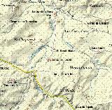 Aldea El Castil. Mapa