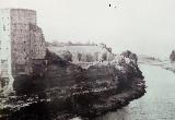 Muralla de Niebla. Foto antigua de la parte de la Torre del Oro