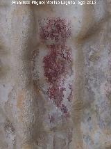 Pinturas rupestres del Abrigo de la Lancha IV. Barra central
