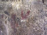 Pinturas rupestres del Abrigo I del To Serafn. Grupo V