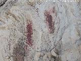 Pinturas rupestres del Abrigo I del To Serafn. Barras del Grupo I
