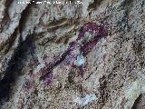 Pinturas rupestres del Abrigo de Manolo Vallejo. Cabra montesa