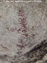 Pinturas rupestres del Abrigo de Ro Fro II. Cruciforme