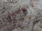 Pinturas rupestres del Abrigo de Ro Fro II. Zooformo?