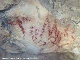Pinturas rupestres del Pecho de la Fuente VI. Graffiti antiguo