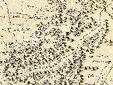 Ro Caamares. Mapa del Adelantamiento de Cazorla 1797