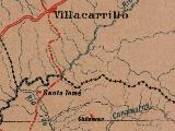 Ro Caamares. Mapa 1885