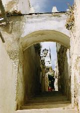 Arco rabe de la Calle del Vicario. Foto antigua