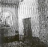 Hornacina del Cristo de Burgos. Foto antigua