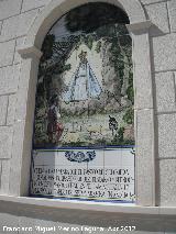 Santuario de la Virgen de la Cabeza en Hoya del Salobral. Azulejos