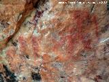 Pinturas rupestres de la Roca de Camarenes. Panel
