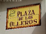 Plaza Olleros. Placa