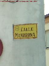 Calle Mandrona. Placa