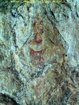 Pinturas rupestres de la Llana VI. Barra vertical