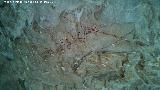 Pinturas rupestres de la Llana VII. Rayas finas