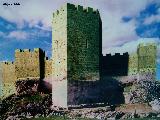 Castillo de Alarcos. Reconstruccin virtual de un panel informativo
