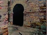 Castillo de Alarcos. Puerta. Reconstruccin virtual de un panel informativo