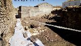 Muralla de Sabiote. Solar de la intervencin arqueolgica