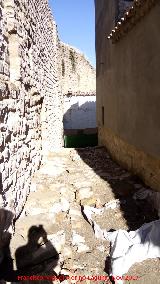 Muralla de Sabiote. Lienzo oeste intramuros recuperado