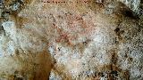 Pinturas rupestres de la Cueva de la Dehesa. Restos