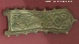 Historia de Santo Tom. Broche de placa liriforme de bronce, siglos VI-VII. Museo Provincial de Jan