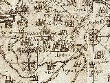 Castillo del Berrueco. Mapa 1588