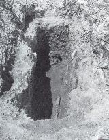 Necrpolis Visigoda del Cerro Miguelico. Foto antigua. Excavacin arqueolgica