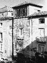 Casa de la Calle Prncipe Alfonso n 2. Foto antigua