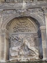 Catedral de Granada. Puerta de San Jernimo. Hornacina de San Jernimo