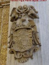 Catedral de Granada. Retablo de Santiago Apstol. Escudo