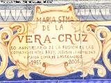 Azulejos de Mara Stma de la Vera Cruz. Cartela