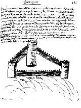 Castillo Benzal. Dibujo de Jimena Jurado. Siglo XVII